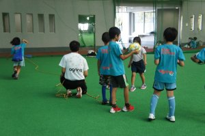 沖縄県名護市でキッズサッカー行っています。